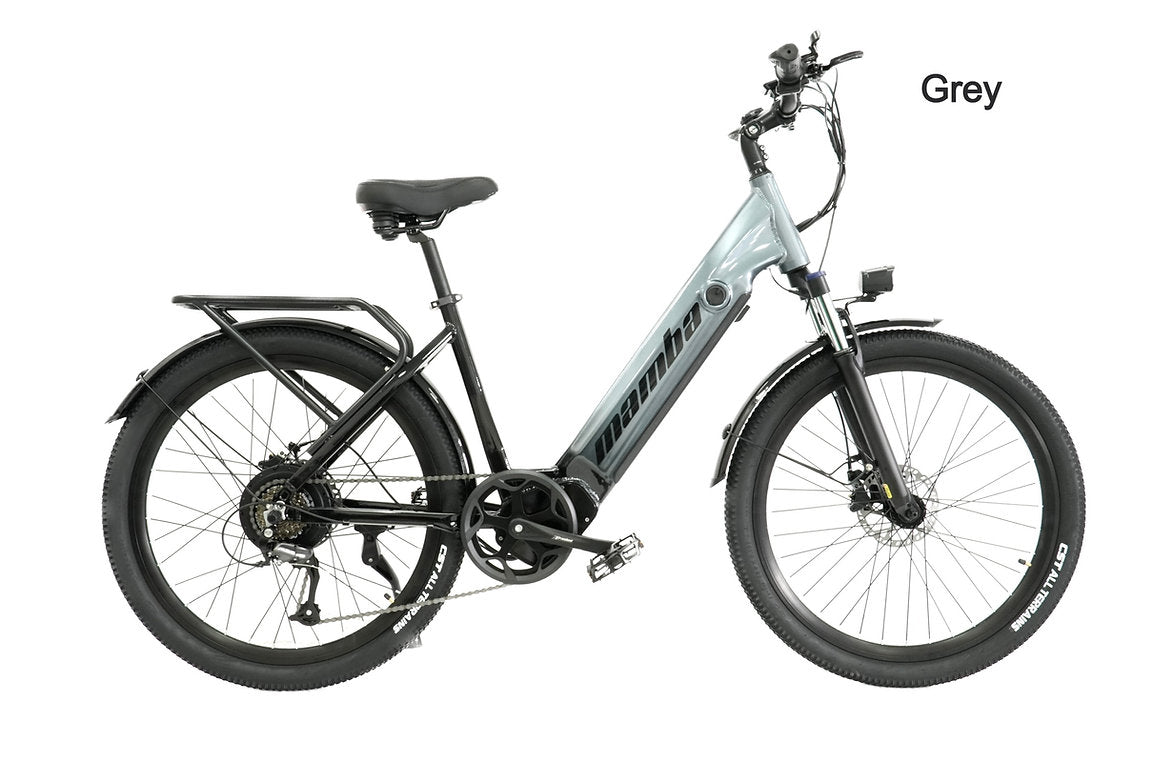 Mamba Savannah Electric Bike 48V 17Ah Silver