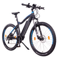 NCM Moscow Plus Electric Mountain Bike, 250W, E-MTB, 48V 16Ah 768Wh Battery [Black 27.5] Black