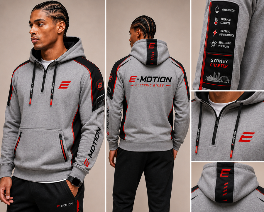 E-Motion Grey Hoodie