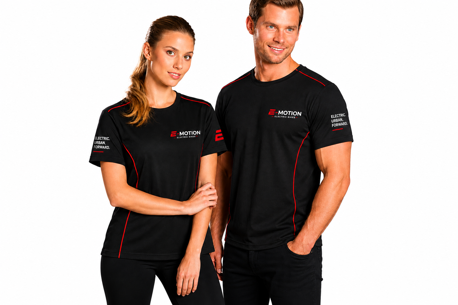 E-Motion branded merchandise